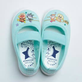 上履き 上靴 キャラクター アンパンマン 男の子 女の子 キッズ 幼稚園 スクール 日本製 APM02 （ライトブルー）