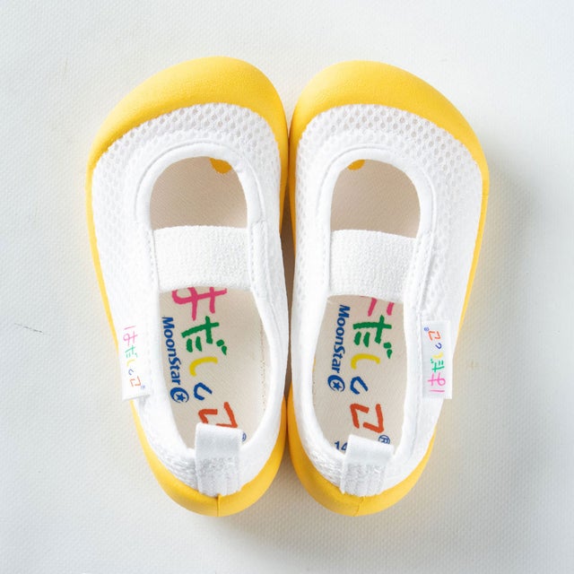 
                    上履き 上靴 はだしっこ 蒸れにくい 日本製 軽量 通気性 抗菌 防臭 幼稚園 小学校 男の子 女の子 小学校 （イエロー）