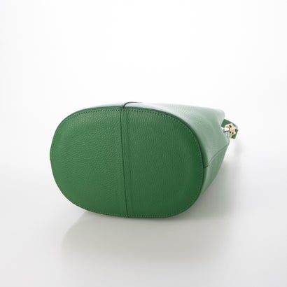 モードフルーレ MODE FOURRURE イタリアンカーフバケツ型バッグ （グリーン）｜詳細画像