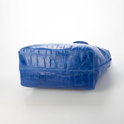 モードフルーレ MODE FOURRURE イタリアンカーフクロコ型押トートバッグ （ブルー）｜詳細画像