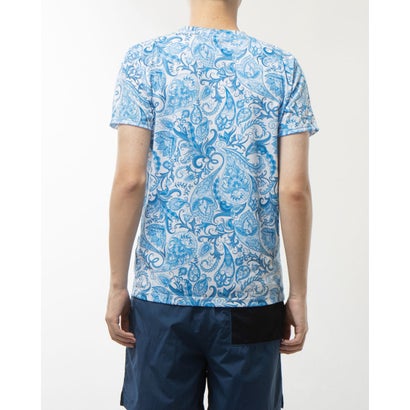 モードフルーレ MODE FOURRURE イタリア製Tシャツ （ブルー）｜詳細画像