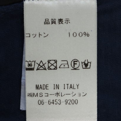 モードフルーレ MODE FOURRURE イタリア製Tシャツ （ネイビー）｜詳細画像