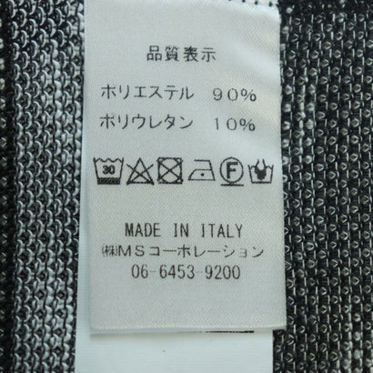 モードフルーレ MODE FOURRURE イタリア製メンズ長袖カットソー （ブラックストライプ）｜詳細画像