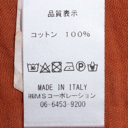 モードフルーレ MODE FOURRURE イタリア製コットンシャツ （キャメル）｜詳細画像