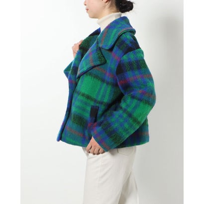 モードフルーレ MODE FOURRURE イタリア製ウールジャケット （ブルーパープル）｜詳細画像