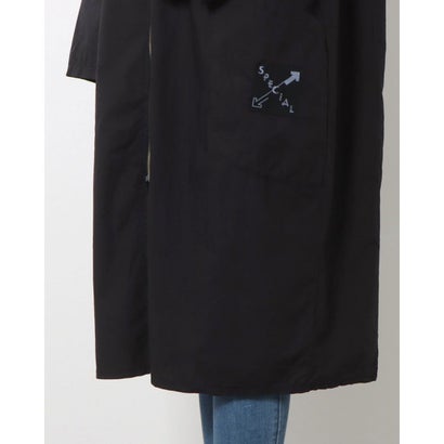 モードフルーレ MODE FOURRURE イタリア製スプリングコート （ブラック）｜詳細画像