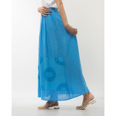 モードフルーレ MODE FOURRURE イタリア製スカート （ブルー）｜詳細画像