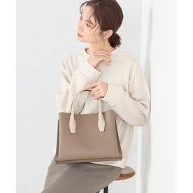 型押しハンドルバッグ （モカ）