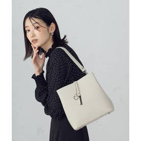 ロゴプレート ミニバッグ （ベージュ）