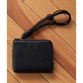 ストラップ付き ミニ財布 （ブラック）