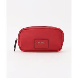 スクエア型 ポーチ （レッド）
