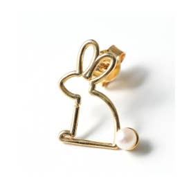 【新品 未使用】ALIITA DECO サンドイッチ ピアス アリータ ALIITA ALIITA ピアス CONEJITO PERLA EARRING SINGLE 片耳