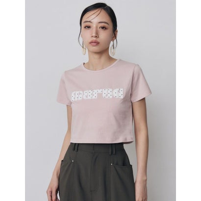 パターンロゴパッチTシャツ （ホワイト）｜詳細画像