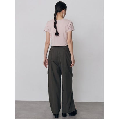 パターンロゴパッチTシャツ （ホワイト）｜詳細画像