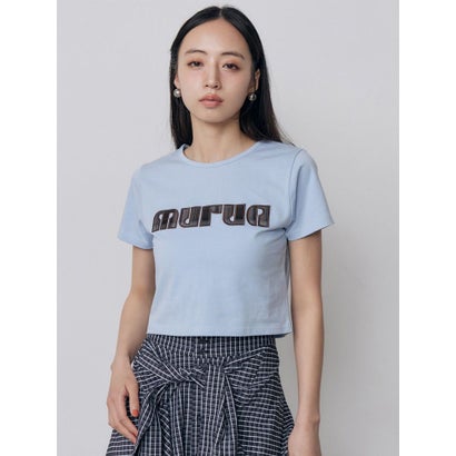 パターンロゴパッチTシャツ （ホワイト）｜詳細画像