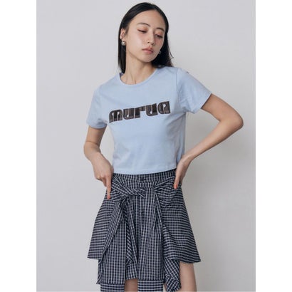 パターンロゴパッチTシャツ （ホワイト）｜詳細画像