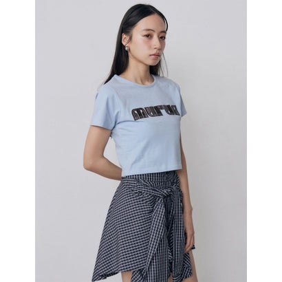 パターンロゴパッチTシャツ （ホワイト）｜詳細画像