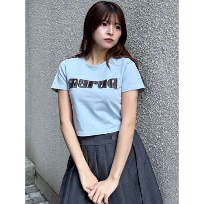 パターンロゴパッチTシャツ （ホワイト）｜詳細画像