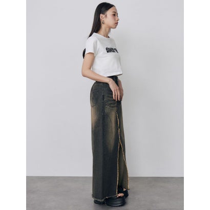 パターンロゴパッチTシャツ （ホワイト）｜詳細画像