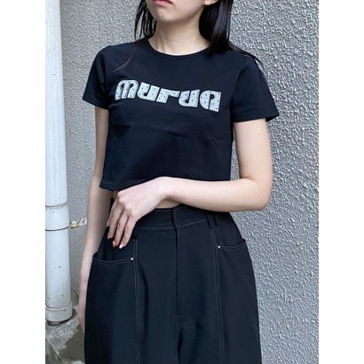 パターンロゴパッチTシャツ （ホワイト）｜詳細画像