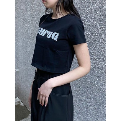パターンロゴパッチTシャツ （ホワイト）｜詳細画像