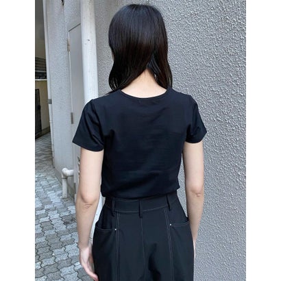 パターンロゴパッチTシャツ （ホワイト）｜詳細画像