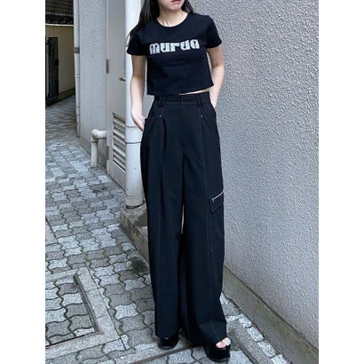 パターンロゴパッチTシャツ （ホワイト）｜詳細画像