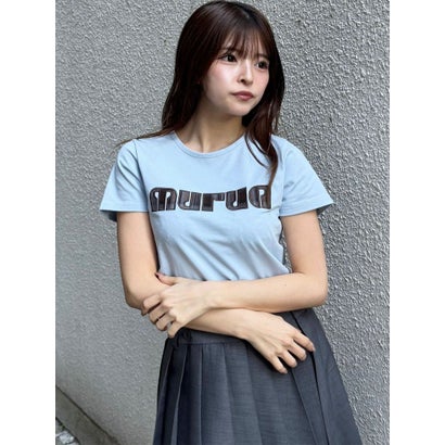 パターンロゴパッチTシャツ （ホワイト）｜詳細画像