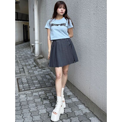 パターンロゴパッチTシャツ （ホワイト）｜詳細画像