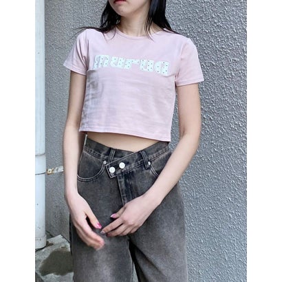 パターンロゴパッチTシャツ （ホワイト）｜詳細画像