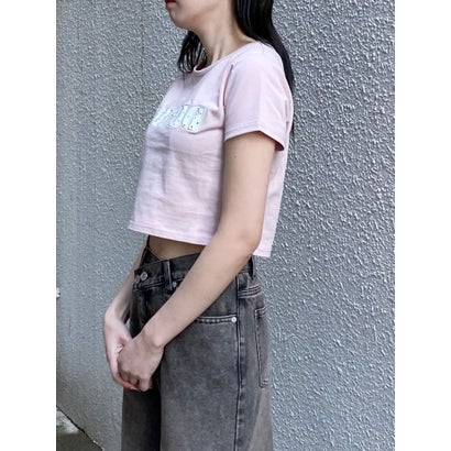 パターンロゴパッチTシャツ （ホワイト）｜詳細画像