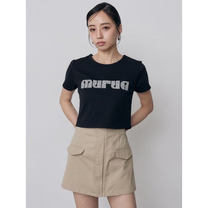 パターンロゴパッチTシャツ （ホワイト）｜詳細画像