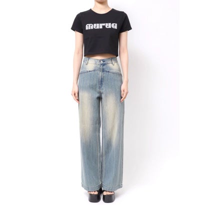 パターンロゴパッチTシャツ （ホワイト）｜詳細画像