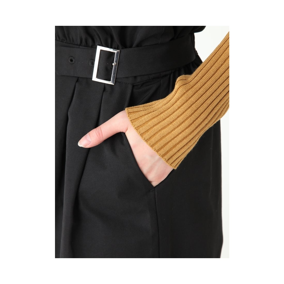 MURUA ワンショルダーサロペット ブラック -ファッション通販 FASHION 