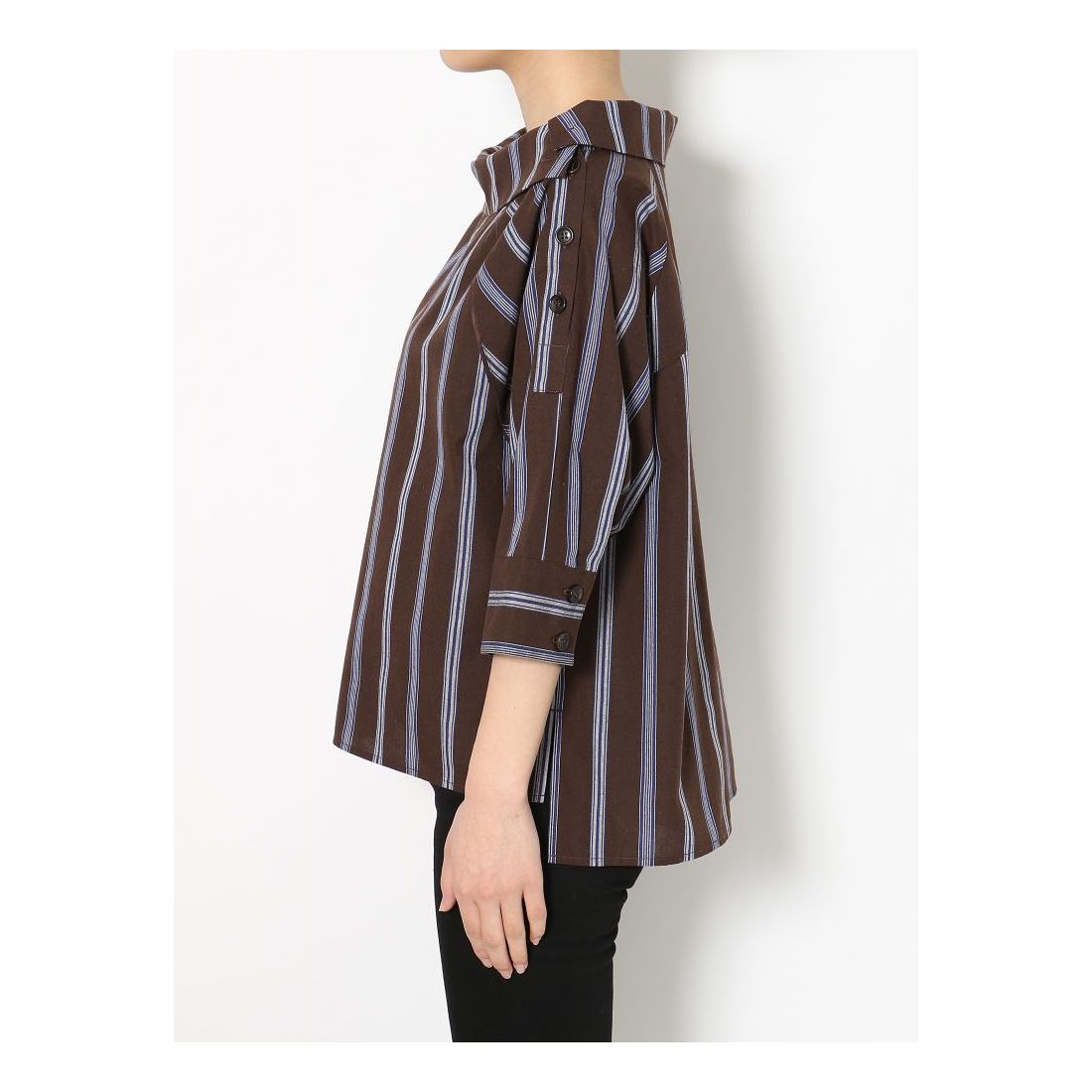 MURUA ボタンオフショルシャツ（ホワイト） -ファッション通販 FASHION 