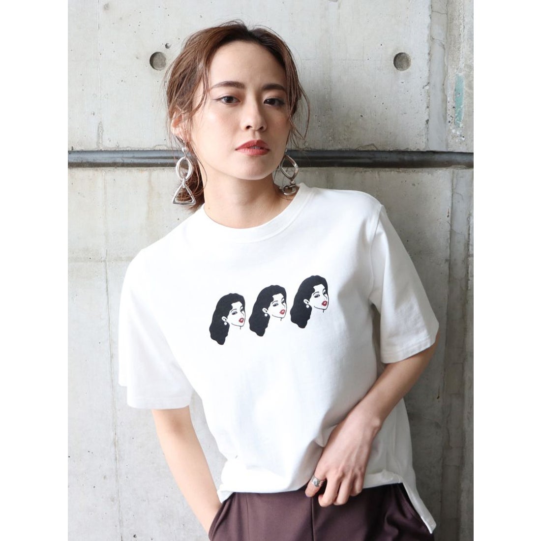 MURUA 【MURUA×NO PANTIES】ビッグTシャツ（ブラック） -ファッション 