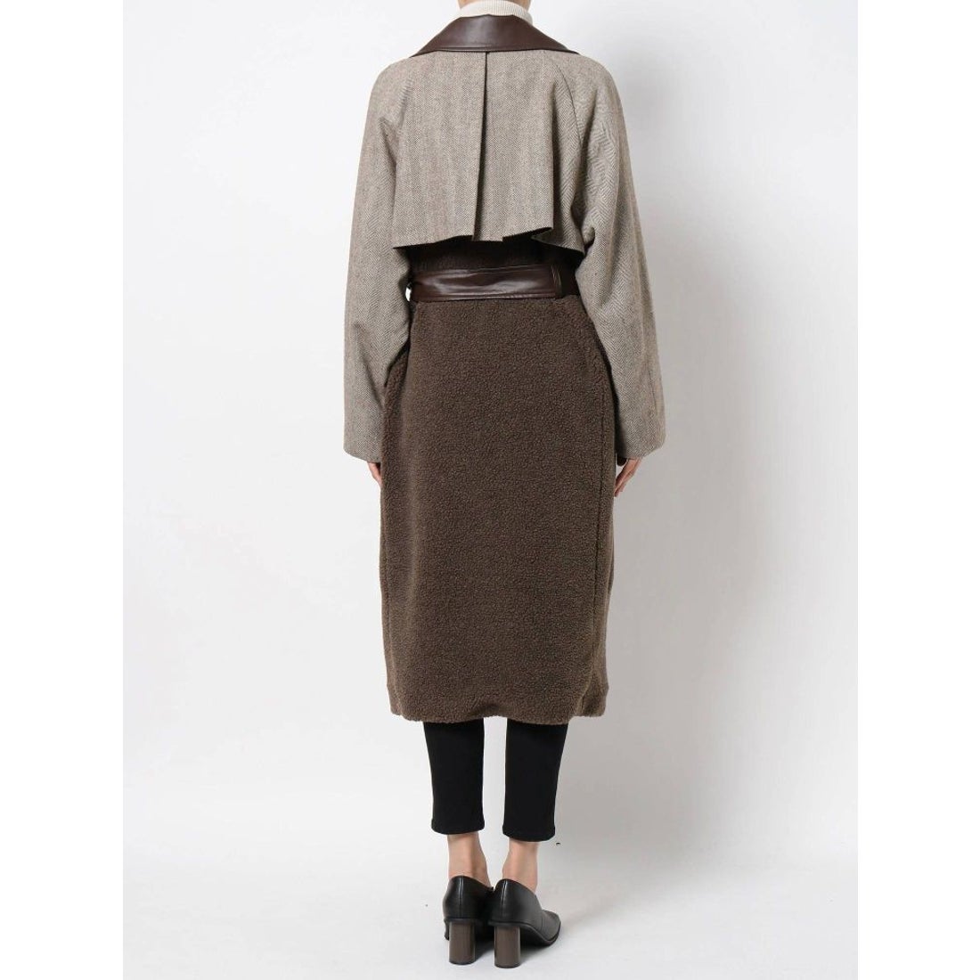 MURUA ドッキングボアコート（ブラック） -ファッション通販 FASHION 