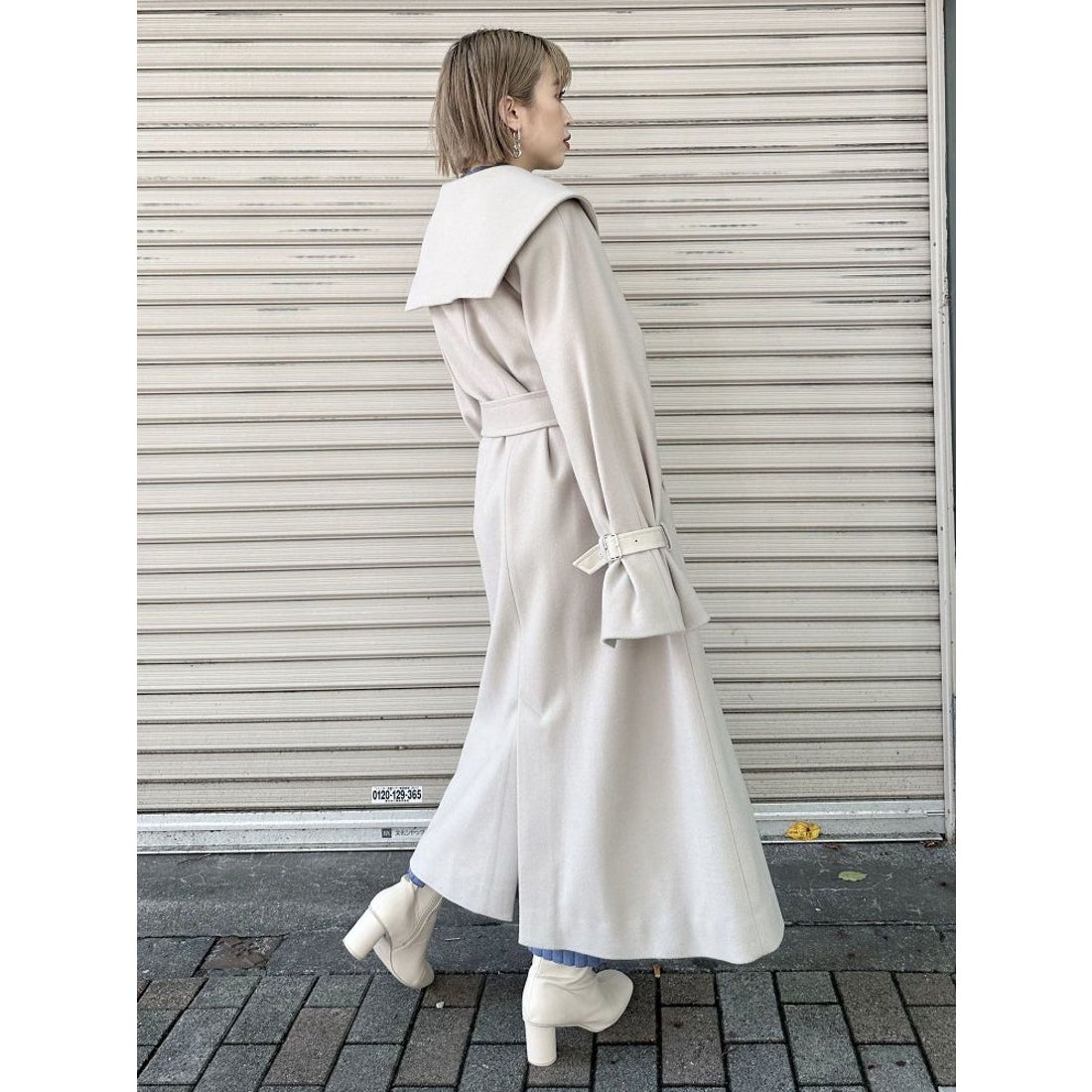 レディース 値下げ•**•MURUA ロングテーラードwhite