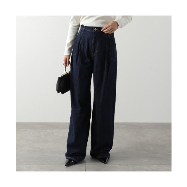 MAX MARA Studio デニムパンツ VALVOLA コットン （001/ブルー）