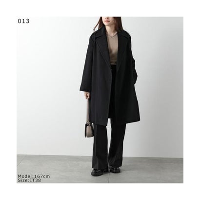 マックスマーラ ステュディオ Max Mara Studio MAX MARA Studio ベルテッドコート TIGRE ウール （056/テラコッタ）｜詳細画像