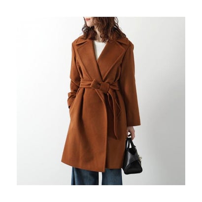 マックスマーラ ステュディオ Max Mara Studio MAX MARA Studio ベルテッドコート TIGRE ウール （056/テラコッタ）｜詳細画像