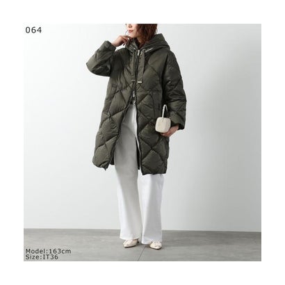 マックスマーラ ザ・キューブ Max Mara The Cube Max Mara The Cube ダウンコート TREFE フード付き （064/モスグリーン）｜詳細画像