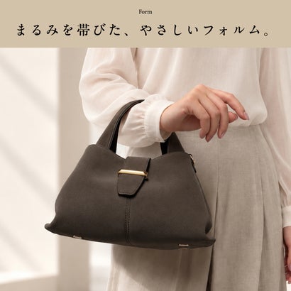 Pomly（ポムリ） レディース ハンドバッグ 2way ショルダーバッグ 斜め掛け 肩掛け 手持ち小さめ 軽量 （ブラック）｜詳細画像