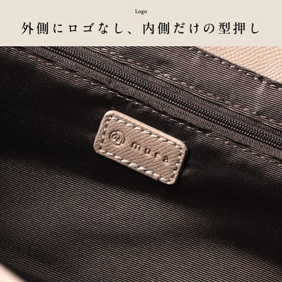 Lonje（ロンジェ）2way フラップ 横長 肩掛け 斜め掛け ハンドバッグ ショルダーバッグ （トープ）｜詳細画像