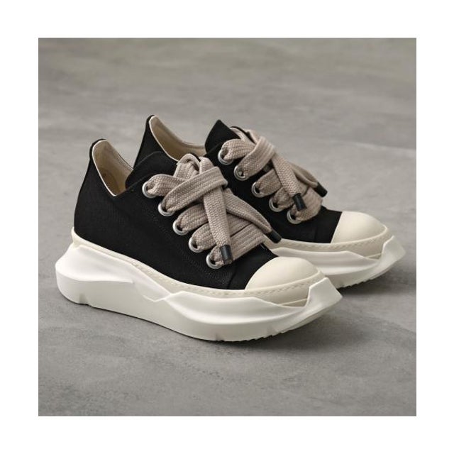 スニーカー JUMBOLACE ABSTRACT LOW SNEAKS （911/BLACK-MILK-MILK）