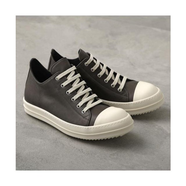Rick Owens スニーカー LOW SNEAKS RR02F4891LCD （3911/WASHED-BLACK-MILK）