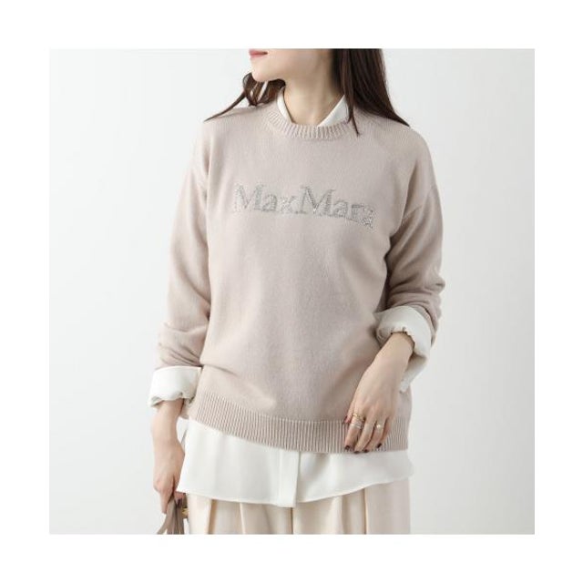 S MAX MARA ニット KASSEL カシミヤ ウール セーター （008/ベージュ）
