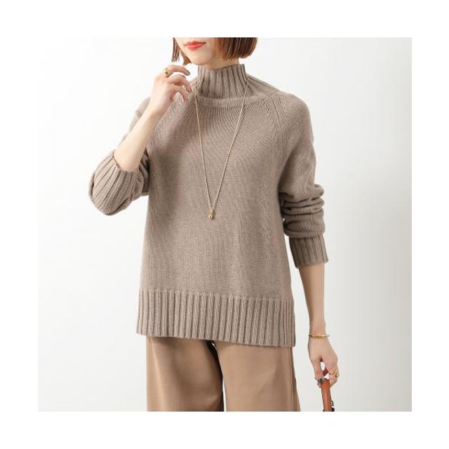 S MAX MARA セーター MANTOVA タートルネック ニット （004/グレーベージュ）