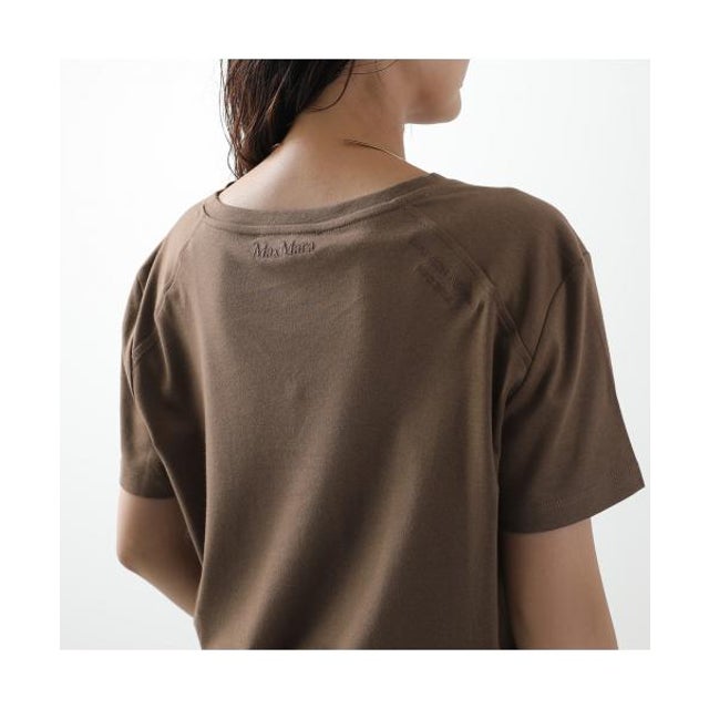 S MAX MARA Tシャツ SEGALE 半袖 カットソー （003/ブラウン）