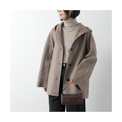 エス マックスマーラ S Max Mara S MAX MARA ジャケット ASIA ヴァージンウール フーディ （058/グレージュ）｜詳細画像